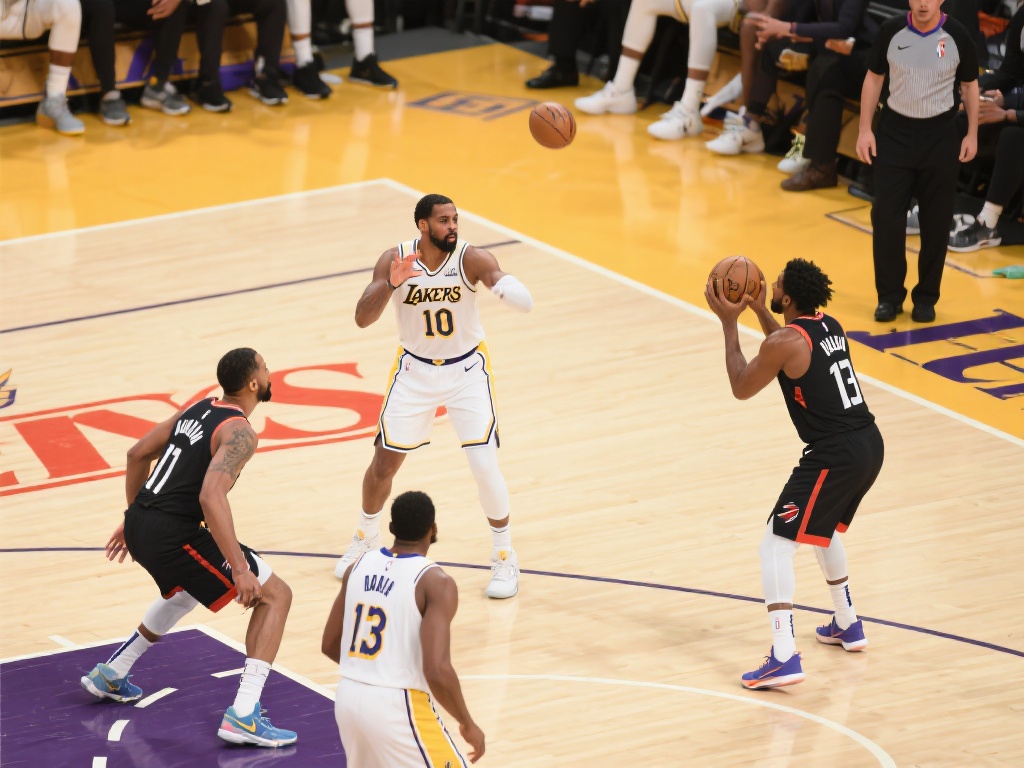 班凯罗低位遭包夹,背传失误错失良机 其次是团队之间的默契问题。成功的传球不仅